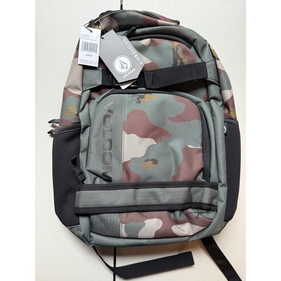 Volcom Other - Volcom Everstone Skate Backpack Camouflage OSFM Padded Laptop Sleeve